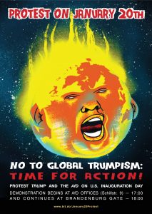 Poster Stop Global Trumpism A3 English