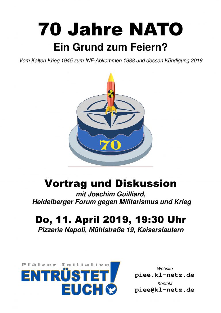 Gegen-Aktionen in Deutschland zu 70 Jahre NATO – No to war – no to NATO ...
