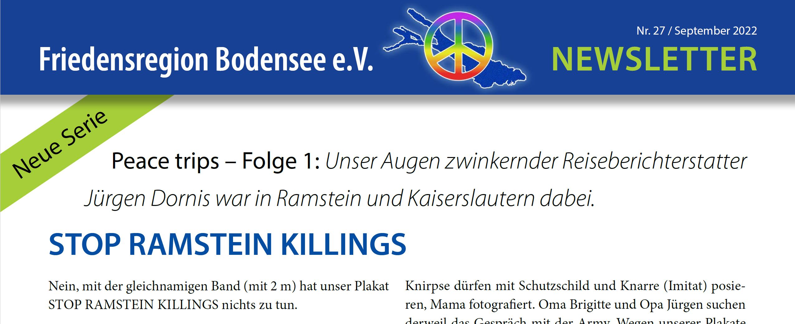 Stopp Air Base Ramstein – Keinen Drohnenkrieg! – No to war – no to